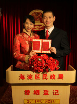 张开的腿之间